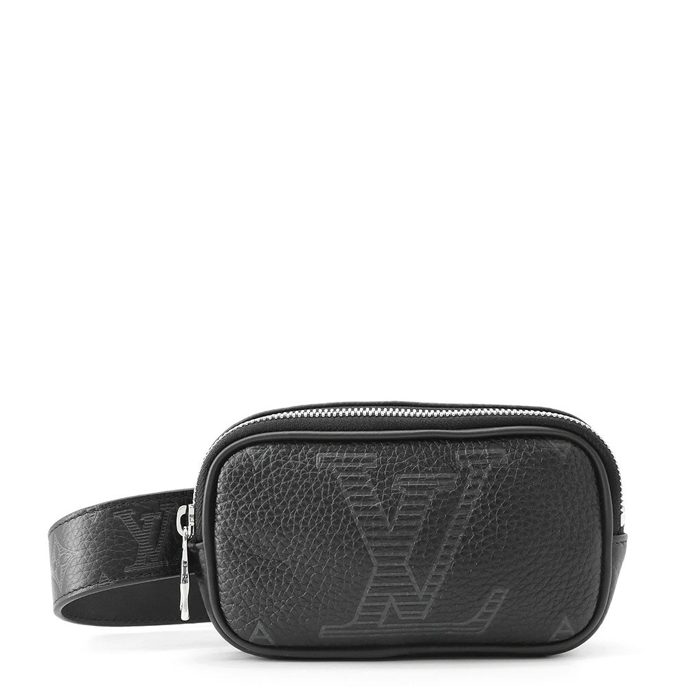 Louis Vuitton Monogram Giant Shadow Black Waist Bag Ceinture Black
